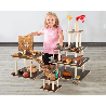 Parcours de voitures et figurines