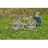 Parcours de voitures et figurines