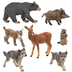 Lot de 8 figurines FERME - 10 mois+