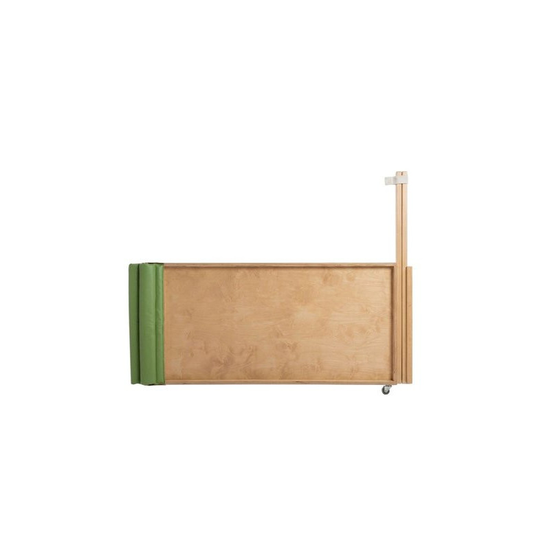 Portillon bois droit sur roulette sur mesure - 800/1000 mm x H 750 mm x 21 mm