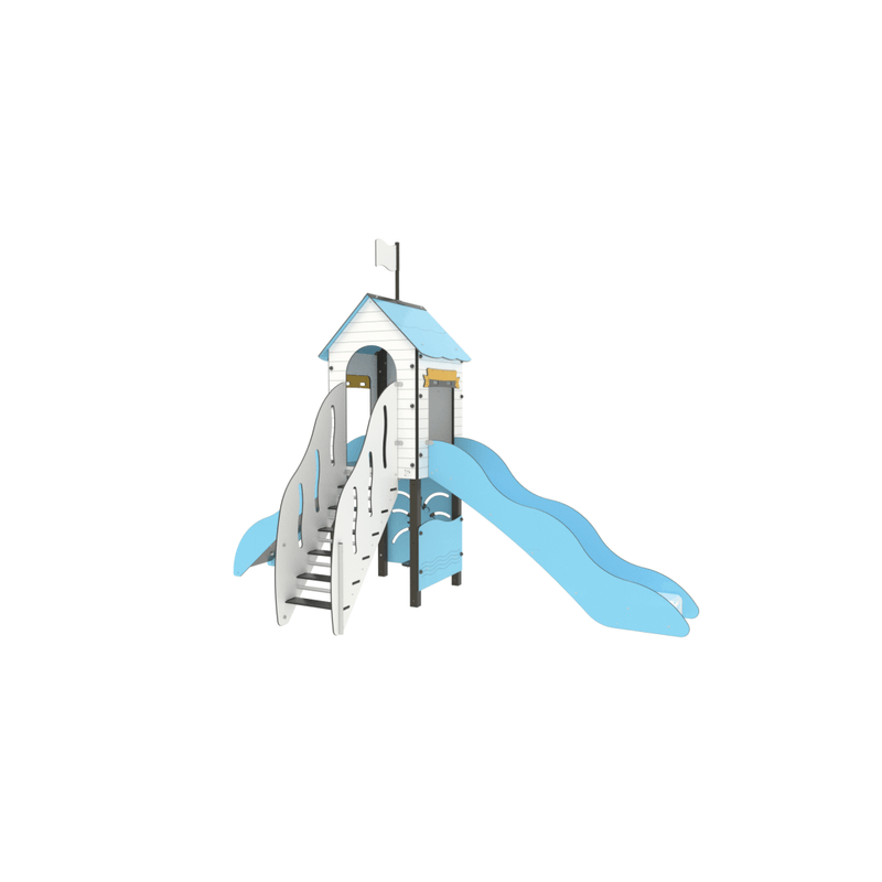 Structure de jeux Mer Tonnerre - Fixations courtes