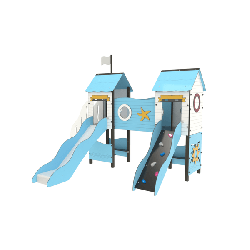 Structure de jeux Mer Thalassa - Fixations courtes