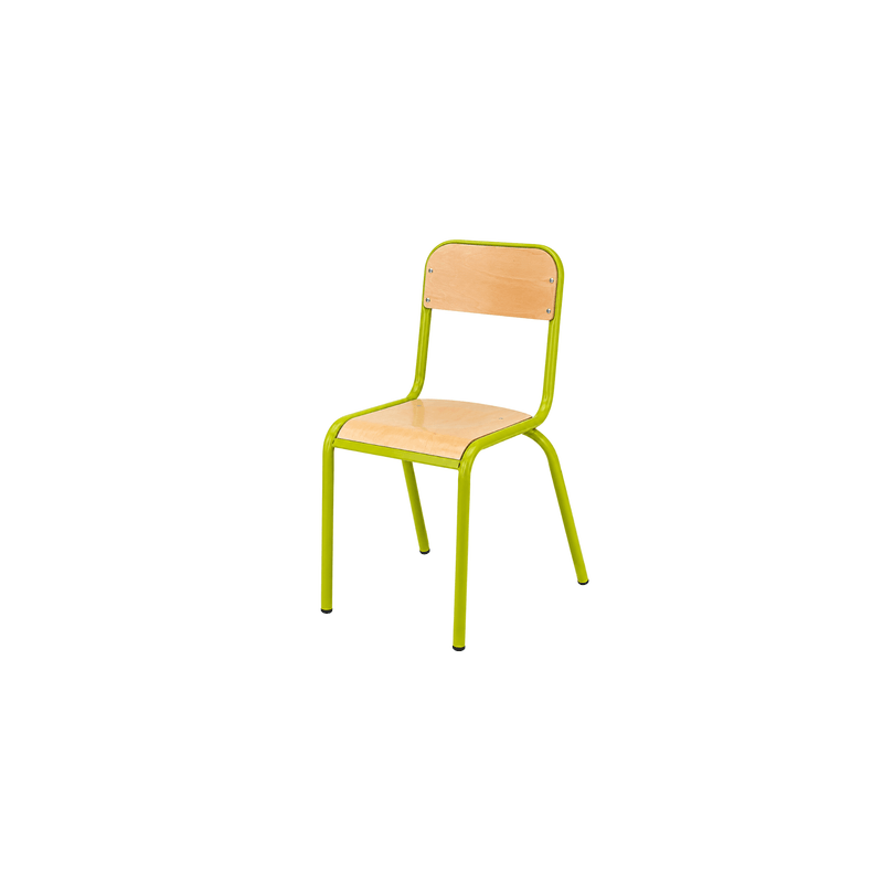 Chaise scolaire en bois H38 cm - T4
