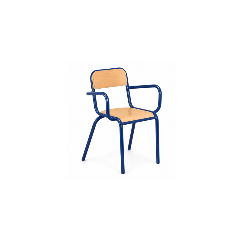 Fauteuil en bois adulte - H 46 cm T6