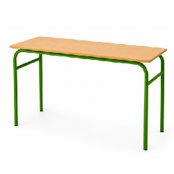 Table scolaire 130 x 50 cm - H64 cm T4