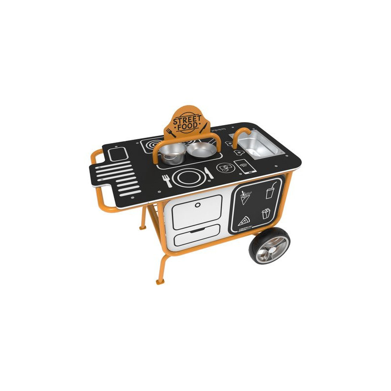 Station de streetfood - intérieur et extérieur