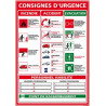 Signalétique consigne d'urgence - 21 x 15 cm
