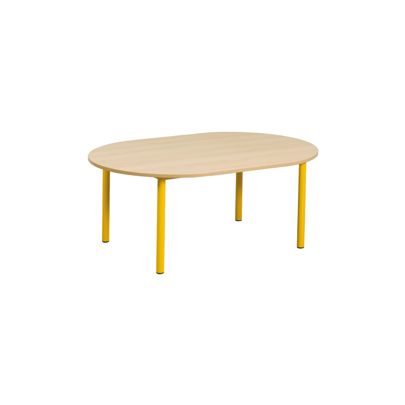 Table ovale Bermudes mélaminé 130 x 90 cm - T0