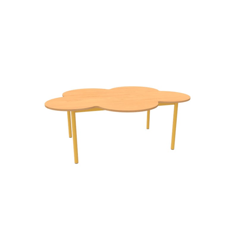 Table en fleurs mélaminé - 160 x 120 cm - T0