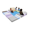 Kit grand parcours d'obstacles en mousse pvc 20 modules