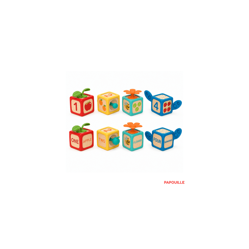 Cubes sensoriels - Lot de 4