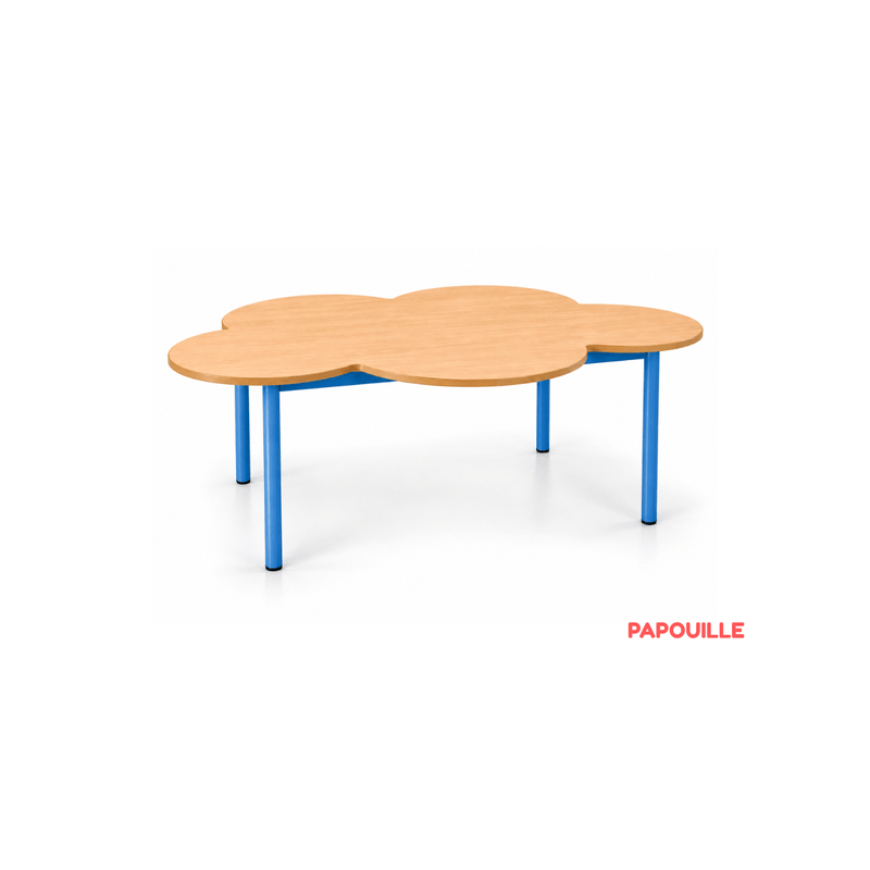 Table en fleurs mélaminé - 160 x 120 cm - T0