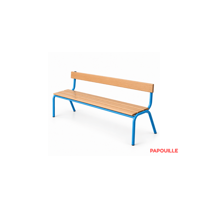 Banc avec dossier 200 cm - T1 - CIel