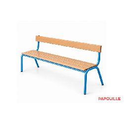 Banc avec dossier 200 cm - T1 - CIel