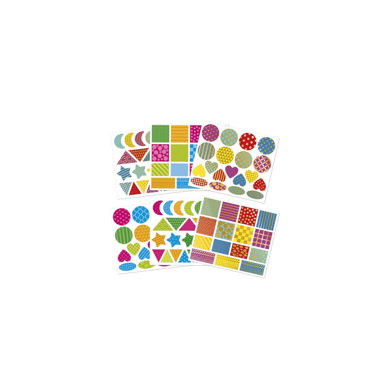 150 gommettes - formes géométriques