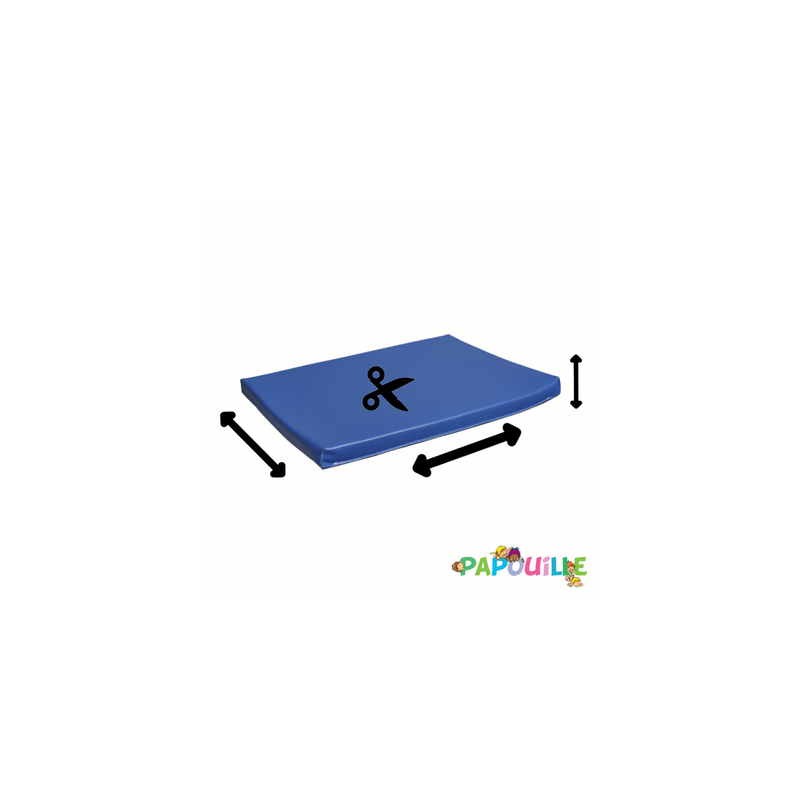 Matelas à langer plat en mousse pvc sur mesure ep 4 cm de 0.50 à 1 m2