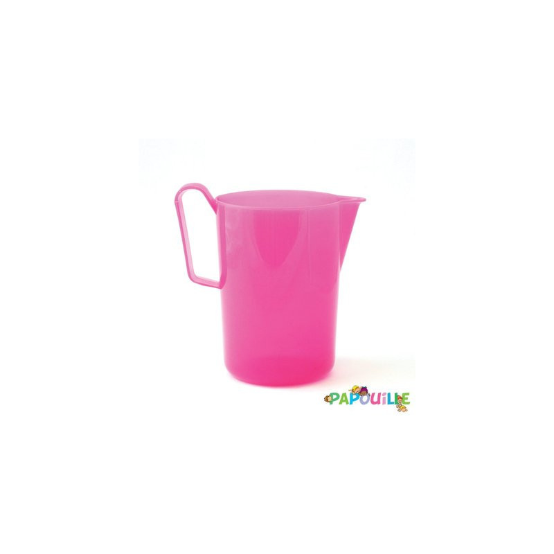 Pot a eau 1,5 l polypropylène rose