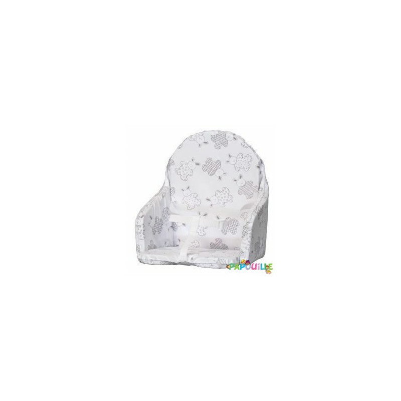 Coussin De Chaise Bébé décor lapin En PVC Avec Sangle