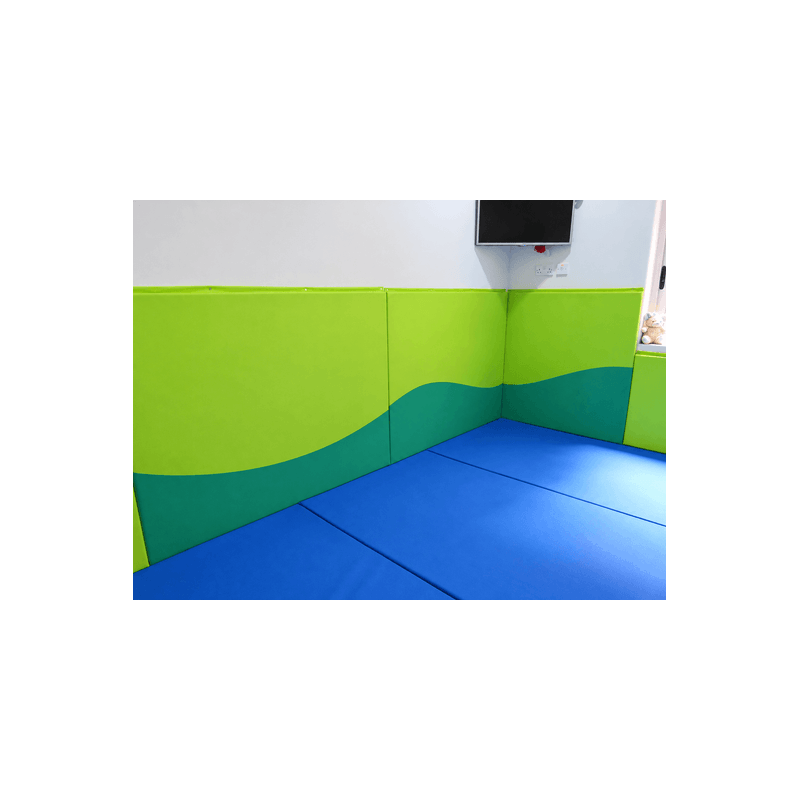 Tapis de réception en mousse pvc 200 x 100 x 4 cm avec velcro