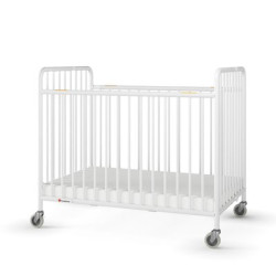 Lit bébé pliable à roulettes - avec matelas