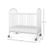 Lit pliable à roulettes - avec matelas 10 cm