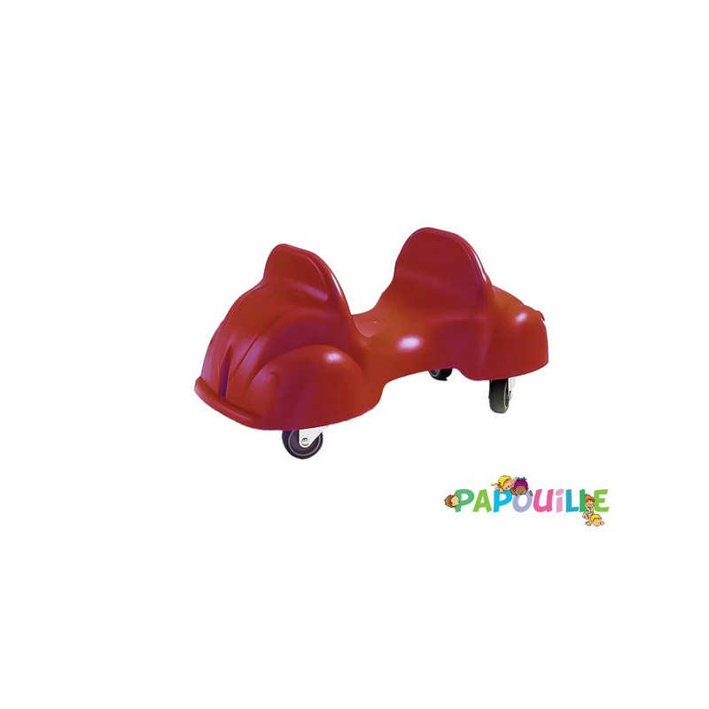 Rollercar porteur voiture rouge
