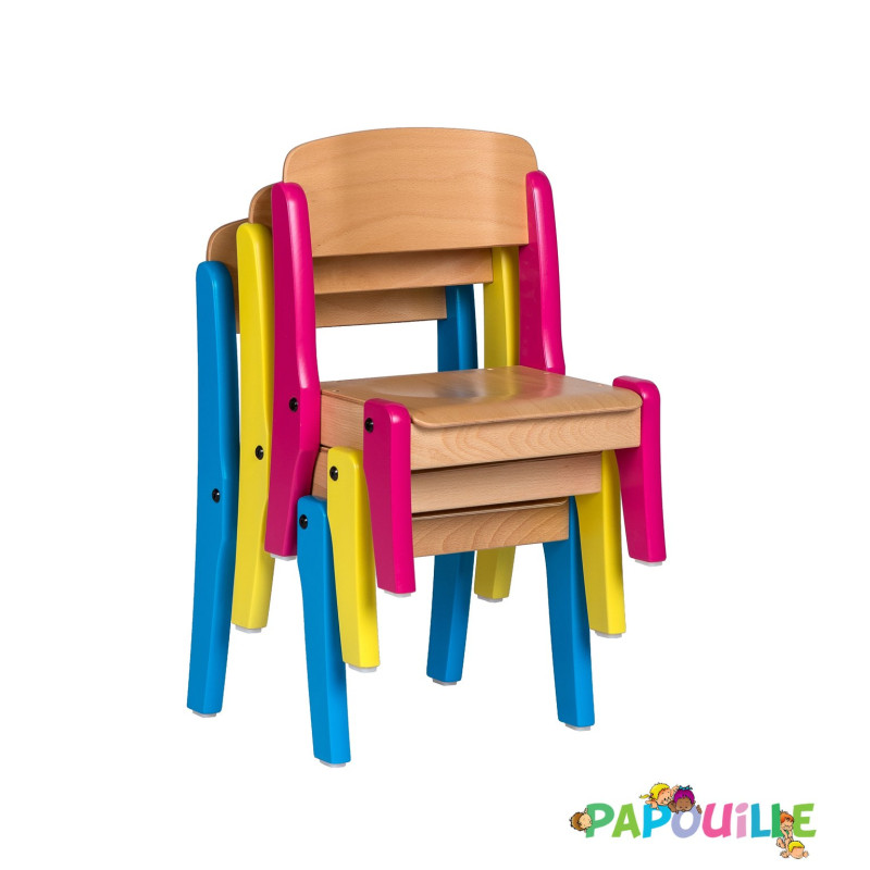 Chaise crèche en bois conforme NF EN 1729-1